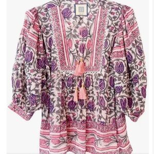 Bell by Alicia Bell Katie Top| M| Silk and Cotton